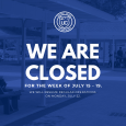 Campus closed - July 15-19